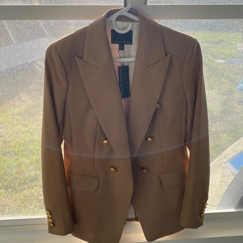 Banana Republic double breasted blazer